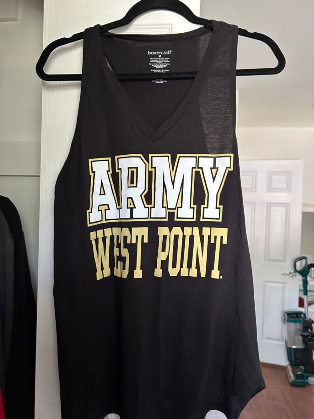 boxercraft Black ARMY West Point Graphic Tank